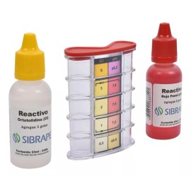 Sibrape Kit Analizador Ph Cloro Para Agua De Albercas Piscinas Mante