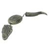 Floating Alligator Decoy, 3 Section Simulation Floating Crocodile, 32.9Inch Alligator