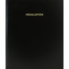BookFactory Visualization Log Book/Journal/Logbook - 120 Page, 8.5''x11'', Black Hardbound