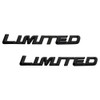 2Pc Limited Emblem 3D Metal Sport Badge Door Trunk Nameplate