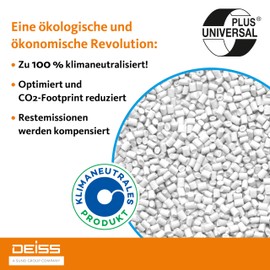DEISS Universal Plus bin liners, 80 L, 40 pieces per roll, for light waste, high tear resistance, recyclable