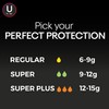 U by Kotex Click Compact Multipack Tampons, Regular/Super Absorbency, Unscented,