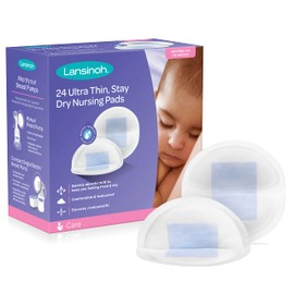 Lansinoh Ultra Thin, Stay Dry Nursing Pads, 24 Count