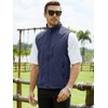 Gihuo Men's Lightweight Outdoor Travel Vest Full Zip Casual Lightweight