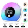 Colourful Wake Up Breathing Lamp Children Bluetooth Speaker Table Light