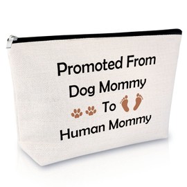 Mom to Be Gift Makeup Bag Pregnancy Announcement Gift Baby Reveal Gift for New Mom First Time Mom Gift Future Mom Gift Mothers Day Gift for New Mom Birthday Christmas Cosmetic Travel Pouch