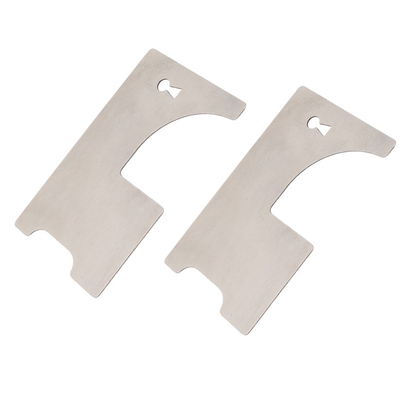 2 PCS Firefighter Door Opener Tool 0.7mm Thick Multifunctional Stainless