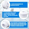 SAVITA 3pcs Pool Jet Nozzles, Practical Flow Eyeball Inlet Jet