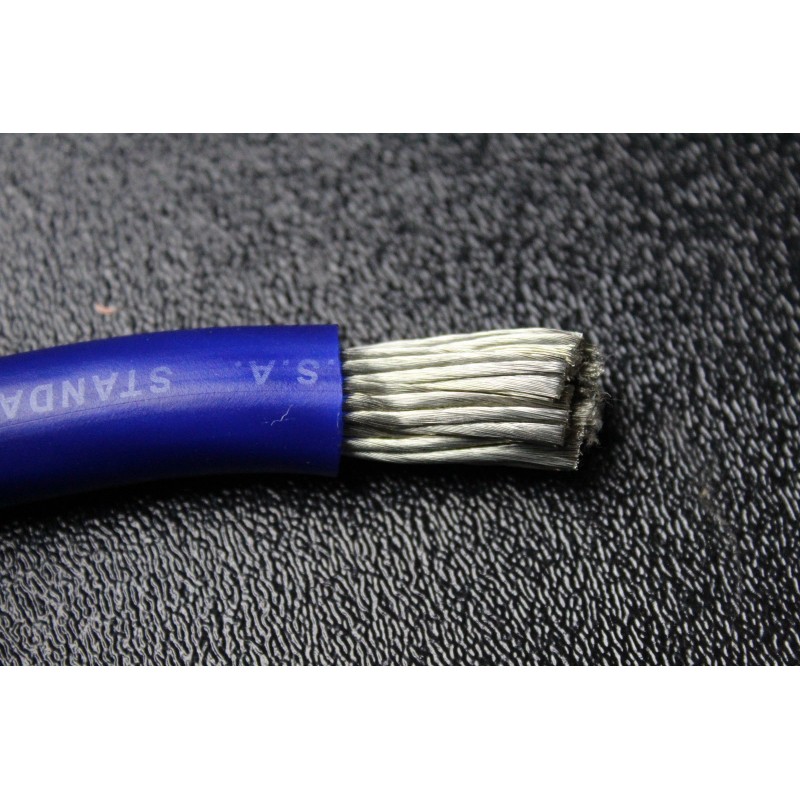 Audiopipe 0 GAUGE WIRE 50 FT BLUE SUPERFLEX 1/0 AWG