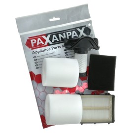 Paxanpax 27-SK-13 Compatible for Shark DuoClean HV390, HV391, HV392, HV394Q Series Pre-Motor & Foam Filter Kit, White