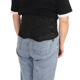 Weight Lifting Belt, Weightlifting Belt Weighted Belt Polyester Fiber Workout Strength Training Belt Black for Men Women (XL) (L)