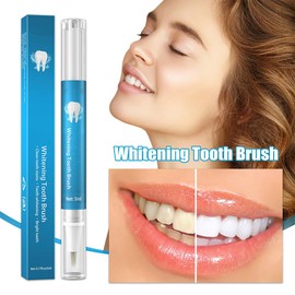 Teeth Whitening Pen (2 Pcs), 20+ Uses, Teeth Whitening Kit, Teeth Whitening Gel Pen Teeth Whitener, Effective, Painless, No Sensitivity, Travel-Friendly, Easy to Use, 2 x 5ml