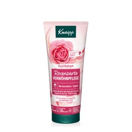 Kneipp Shower Balm Rose Delicate Pampering Care - Shower Gel with High-Quality Extract of Organic Rose Petals and a Nourishing Oil Complex Gives a Smooth Skin Feel and Nourishes the Skin - 200 ml