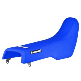 Enjoy Mfg 1989 KAWASAKI KDX 200 gripper seat cover   all TM BLUE standard #181 LOGO