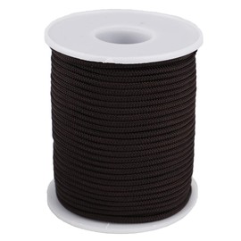 Nylon Cord for Necklace, Bracelet, Jewellery, Craft Accessories (2 mm - 98 Feet, Coffee)