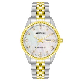 Armitron Women's Genuine Crystal Accented Day/Date Function Bracelet Watch, 75/5849