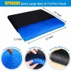 Helishy Extra Large Gel Seat Cushion, 17x17inch Double Thick Egg