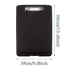 Black A4 Plastic Clipboards with Compartment Portable Clipboard Plastic Storage