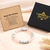 CheersLife 50th Birthday Gifts for Women, Beaded Bracelets Presents for