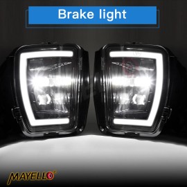 mayello For Dodge Ram 1500 2013-2018 Ram 1500 Classic 19-24 LED Fog Lights Bumper Lamps