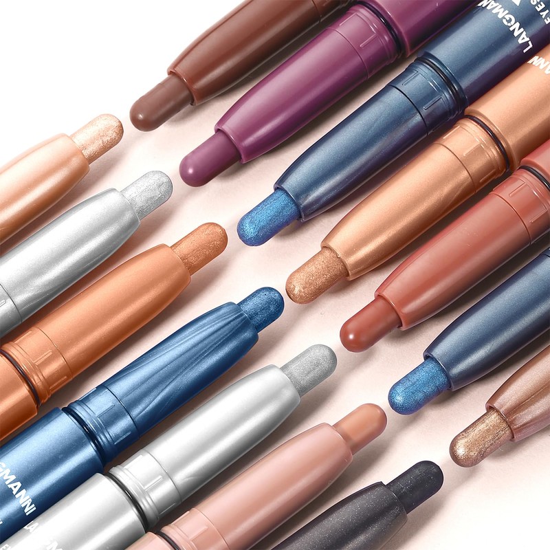 Eyeshadow Stick Set, 6 Colours Shimmer Eyeshadow Stick, Eyeshadow Pencil