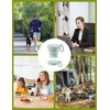 happykau Folding Cup, With Lid, 6.1 fl oz (180 ml),