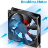 GDSTIME 120mm x 25mm 12V Fan 2 Pin Dual Ball