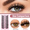 FENQURO 10 Pairs wimpern, lashes, künstliche wimpern, Wimpern Russian Strip
