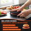 EverWinSR Burger Press Patty Maker Set, Fits Regular Hamburger Buns,