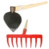 SHW-FIRE PROFESSIONAL GARDENING SET GARDEN RAKE & HEART LEAF GARDENING