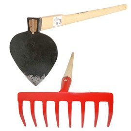 SHW-FIRE PROFESSIONAL GARDENING SET GARDEN RAKE & HEART LEAF GARDENING KIT