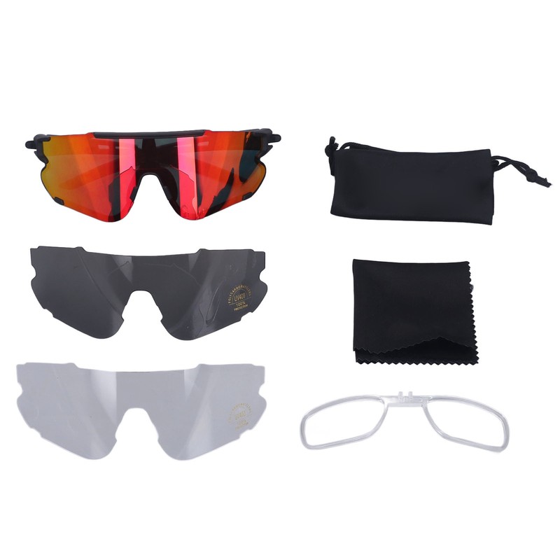 Removable Polarized Goggles with Lenses UV400 Protection Sunglasses for Outdoor