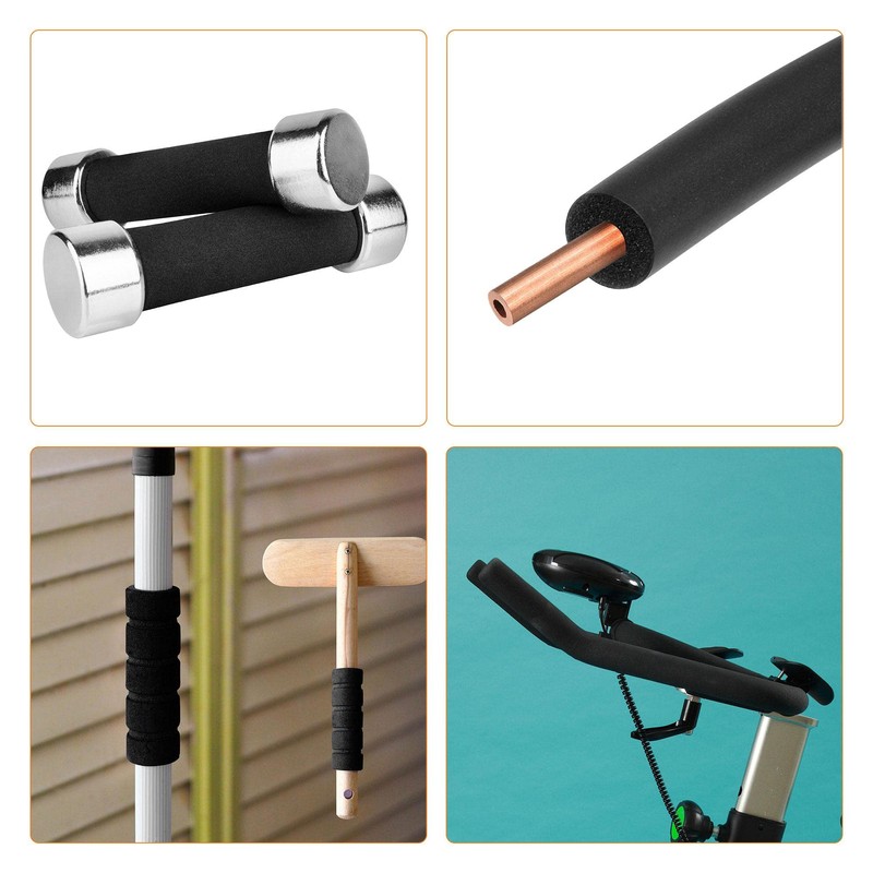 sourcing map Foam Hose for Handle Support Pipe Insulation 28