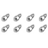 Lyaciomn 9 mm Tire Studs Snow Spikes Anti-Slip Anti-Ice for