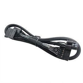Zahara 6 Pin to 3X Replacement SATA Driver Power Cable for EVGA Supernova 80 Plus