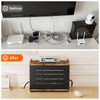 Homode Router Shelf, Wood Wifi Box Hider, Projector Shelf Stand,