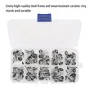 100Pcs Fishing Rod Guide Ring Set Ceramic Guide Eye Sets