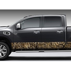 Miller Graphics Camo Grassland Rocker Panel Graphic Decal Wrap Kit for Truck SUV (12 inch x 30 Foot, Matte)