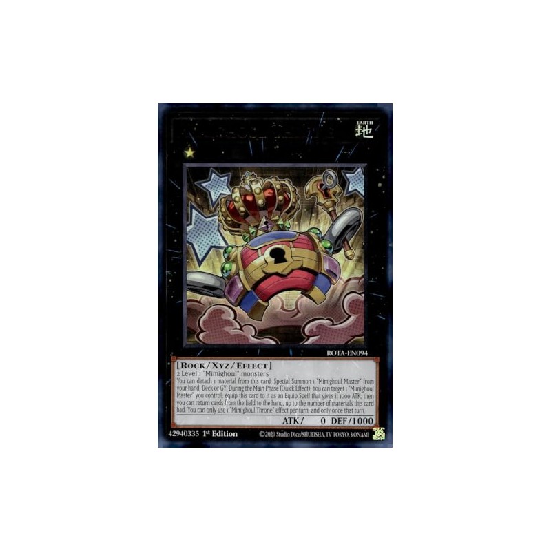 Mimighoul Throne - ROTA-EN094 - Ultra Rare - 1st Edition