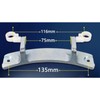 Washing Machine Door Hinges, Aluminium Alloy Washing Machine Replacement Part