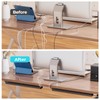 Delamu 2 Pack Safe & Tidy Cable Management Solution -
