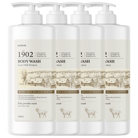 2+2 Märgent Goat Milk Milk Protein Shampoo 2000ml Large Capacity Slightly Acidic Adolescent Adolescent Beauty Salon Head Smell Milk Protein - Goat Milk Milk Protein Body Wash 2L / 2+2 메르헨트 산양유 우유 단백질 샴푸 2000ml 대용량 약산성 청소년 사춘기 미용실 정수리냄새 밀크 프로틴 - 산양유 밀크 프로틴 바디워시 2L X 4개