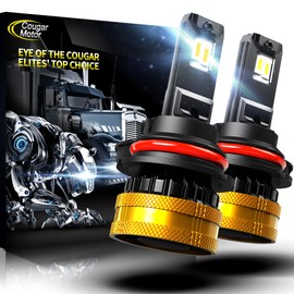 Cougar Motor Fog Light Bulbs, 9007 Driving Light Bulbs Fog Light, Pack of 2