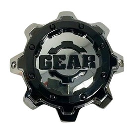 Gear Alloy C-741-2 GEAR-741-2 Chrome and Black Wheel Center Cap