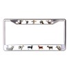 Goats Chrome License Plate Frame