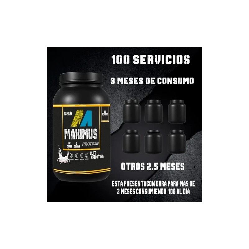 Maximus Protein Cla Carnitina 1kg 100 Servs Varios