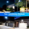 2 Pack Solar Street Lights Outdoor Waterproof - 6500K 20000LM