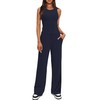 Darong Women's Two Piece Outfits Lounge Sets Ruched Sleeveless Pullover