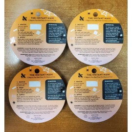 Olive and June 4Pk: Olive & June The Instant Mani Nails Extra Short A Little Batty (7844) R9P6a