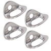 10Pcs Climbing Hanger Lightweight Stainless Steel Rock Climbing Anchors for